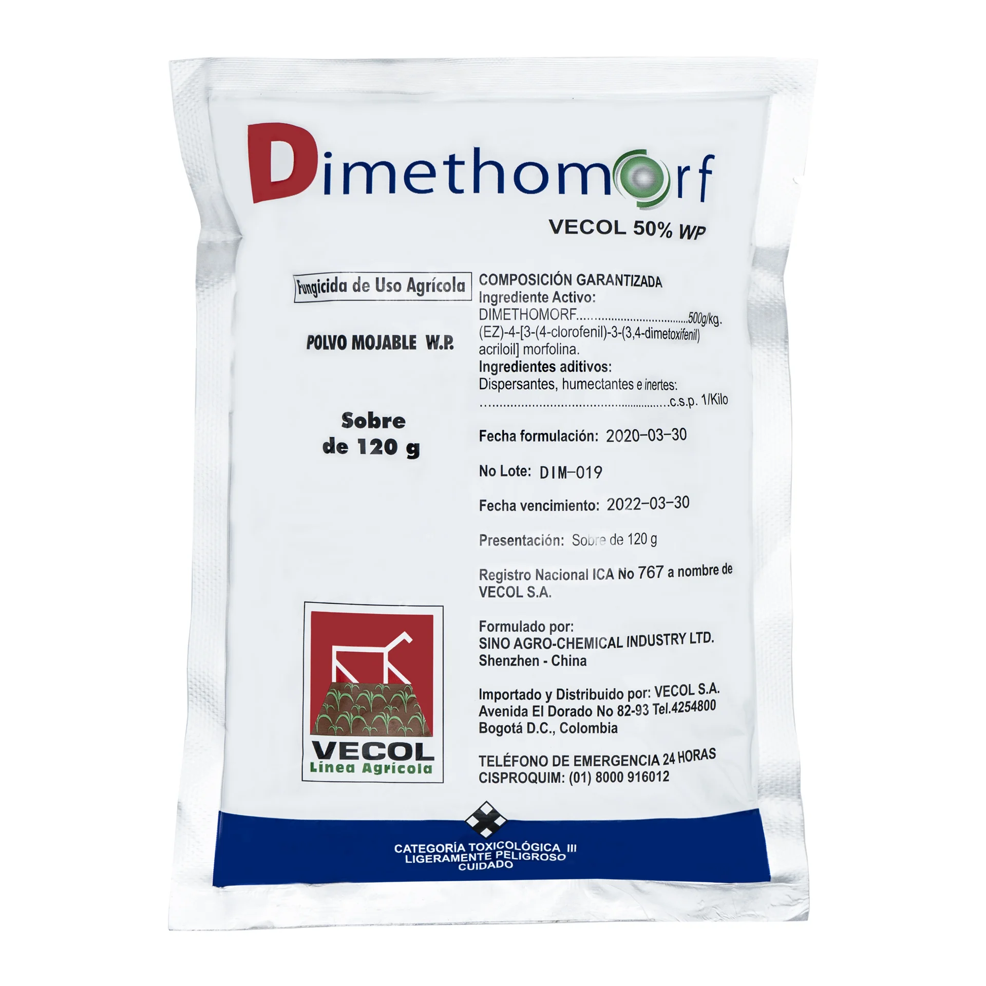 DIMETHOMORF VECOL 50% WG