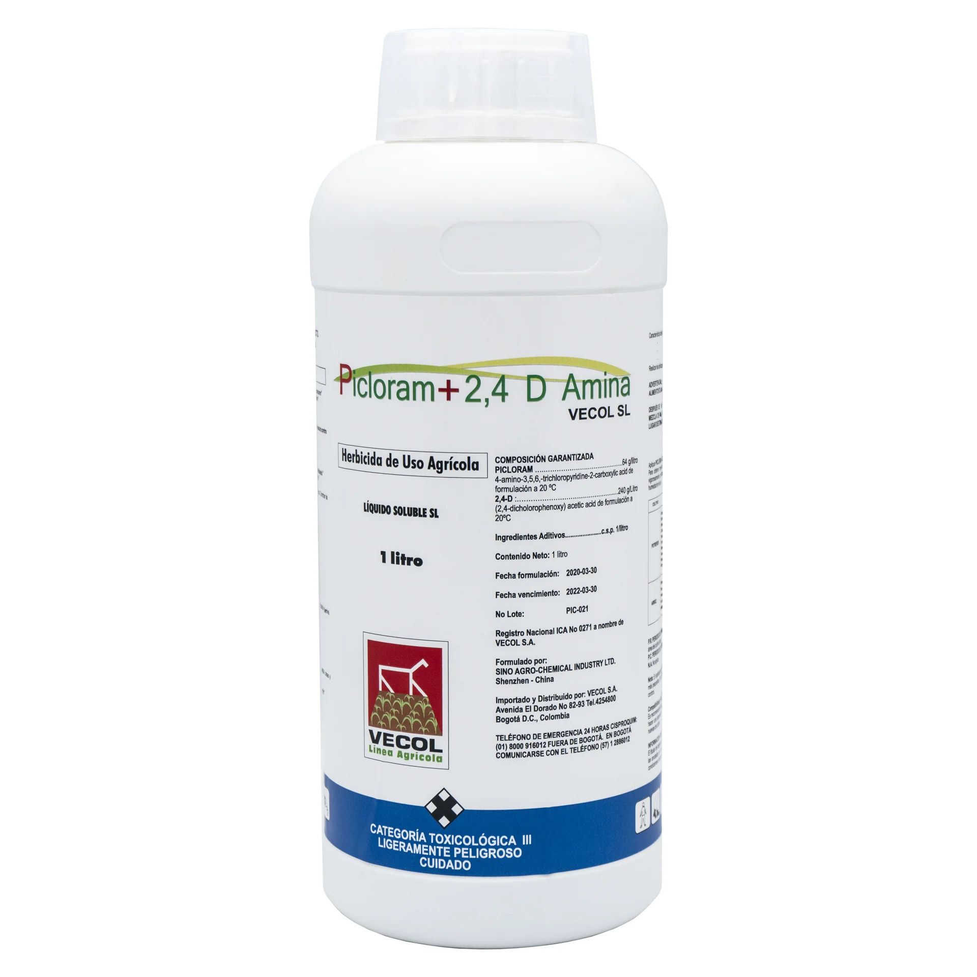 PICLORAM 24-D AMINA VECOL 240 SL